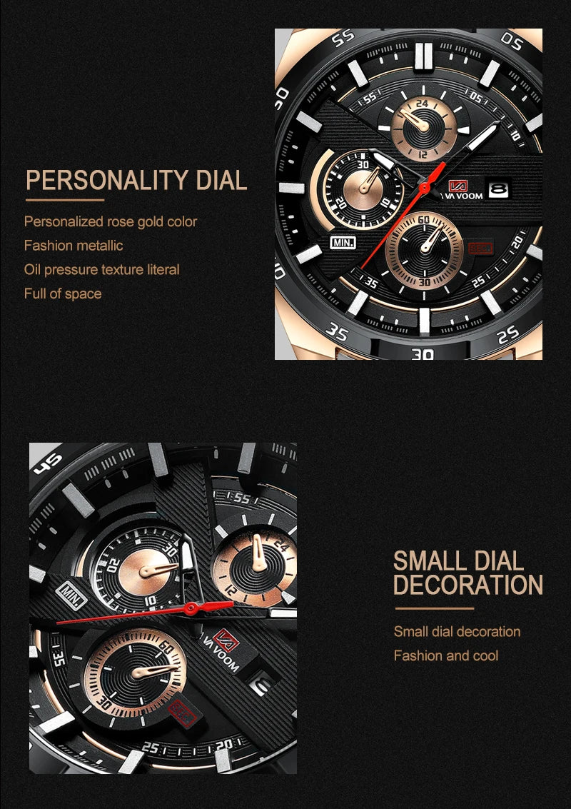 2023 New Dropshipping Racing Car Mens Watches Top Brand Luxury Sport Reloj Hombre Casual Big Dial Military Leather Black Watches