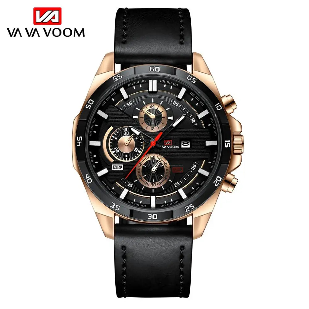 2023 New Dropshipping Racing Car Mens Watches Top Brand Luxury Sport Reloj Hombre Casual Big Dial Military Leather Black Watches