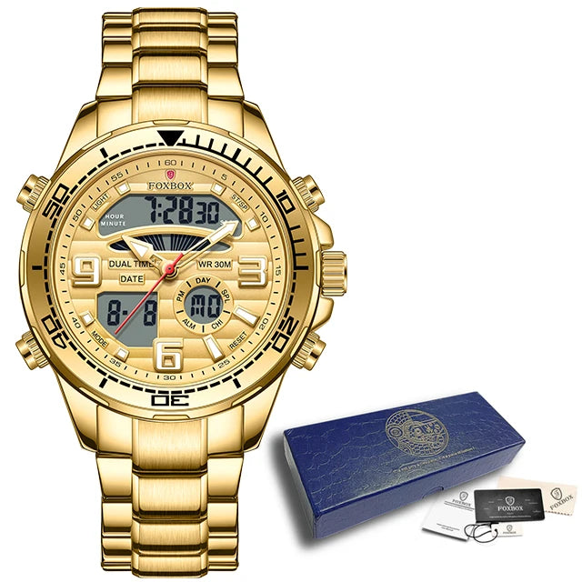 LIGE Mens Watch Top Luxury Brand Sports Military Watches Men Chronograph Quartz Wristwatch Date Digital Male Clock Reloj Hombre