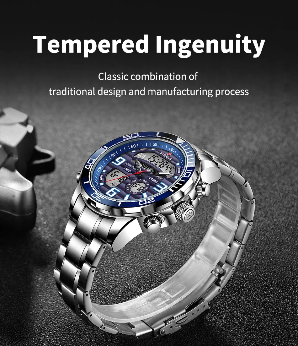 LIGE Mens Watch Top Luxury Brand Sports Military Watches Men Chronograph Quartz Wristwatch Date Digital Male Clock Reloj Hombre