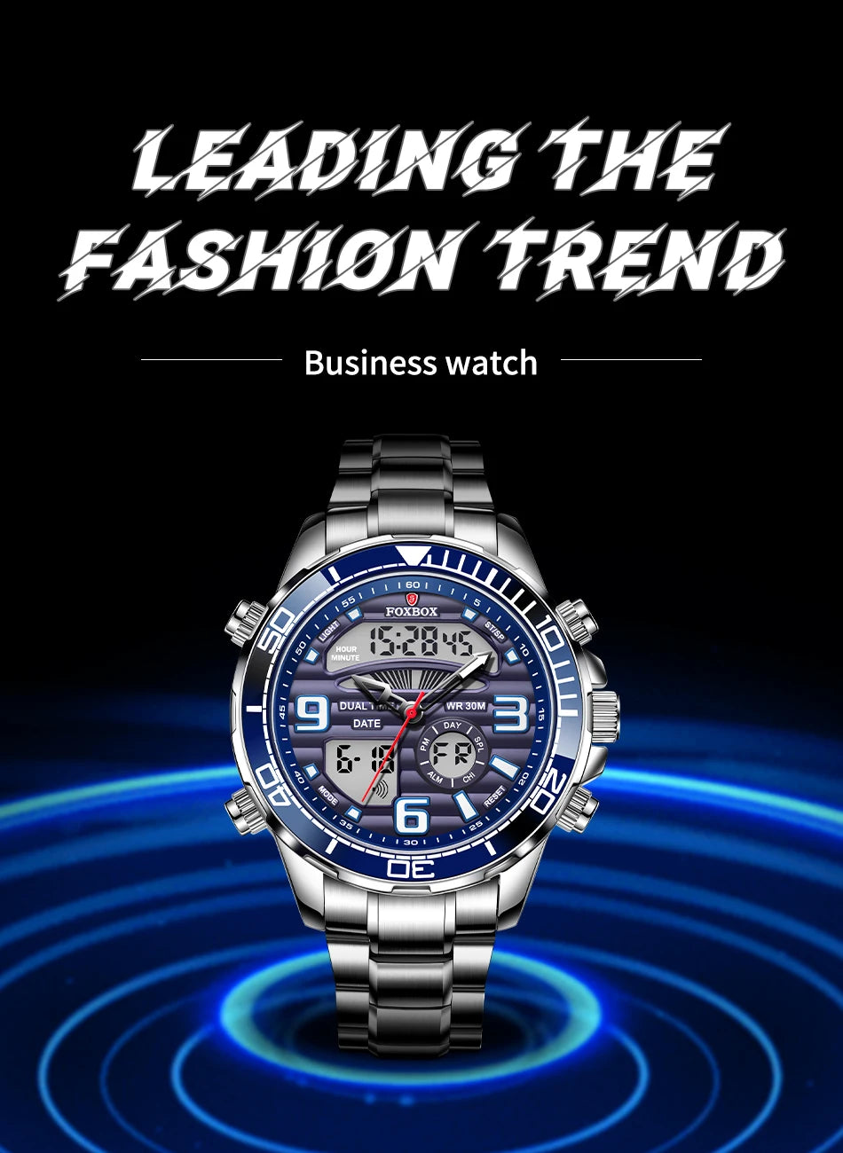 LIGE Mens Watch Top Luxury Brand Sports Military Watches Men Chronograph Quartz Wristwatch Date Digital Male Clock Reloj Hombre