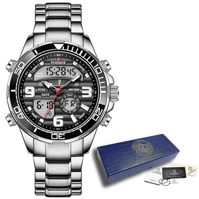 LIGE Mens Watch Top Luxury Brand Sports Military Watches Men Chronograph Quartz Wristwatch Date Digital Male Clock Reloj Hombre