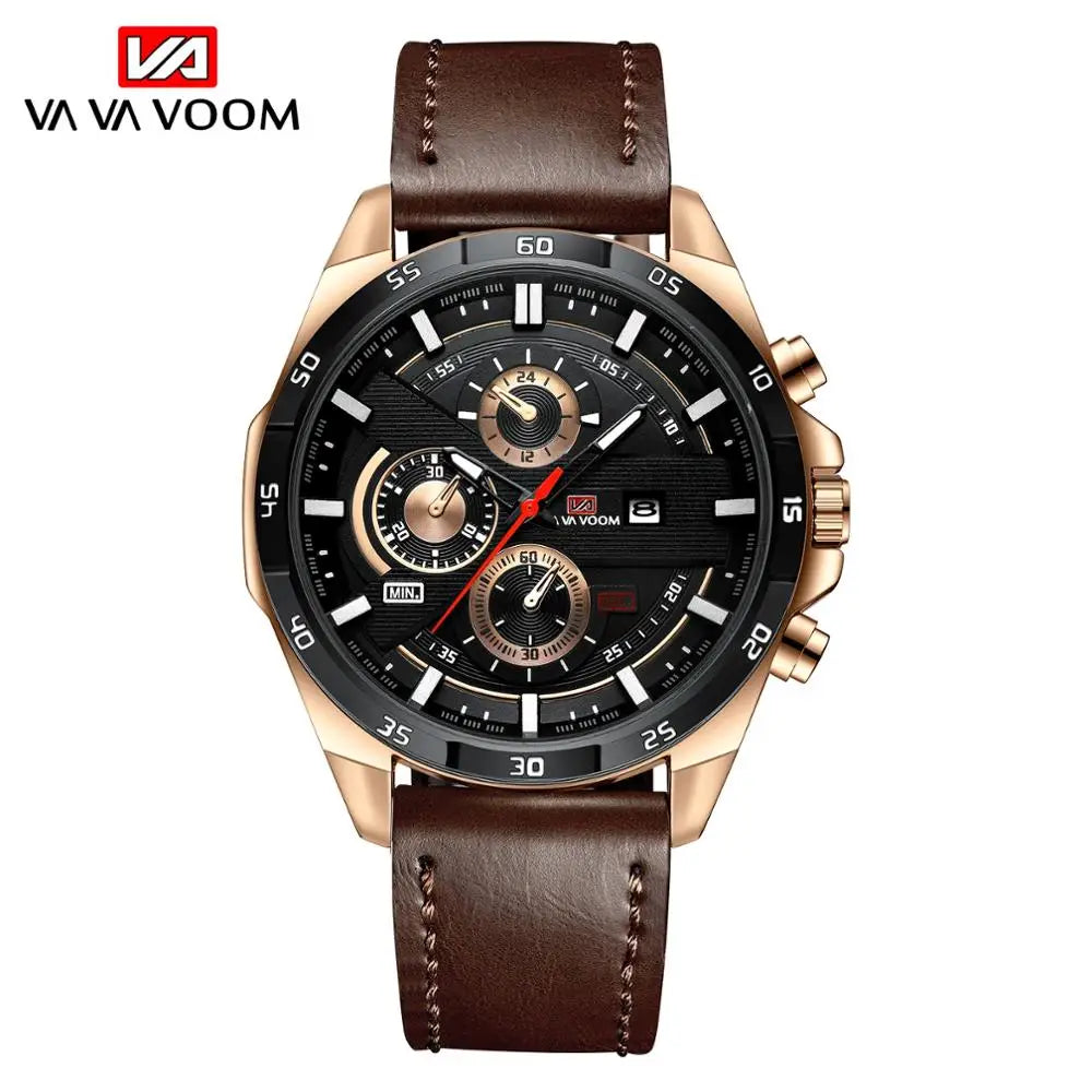 2023 New Dropshipping Racing Car Mens Watches Top Brand Luxury Sport Reloj Hombre Casual Big Dial Military Leather Black Watches
