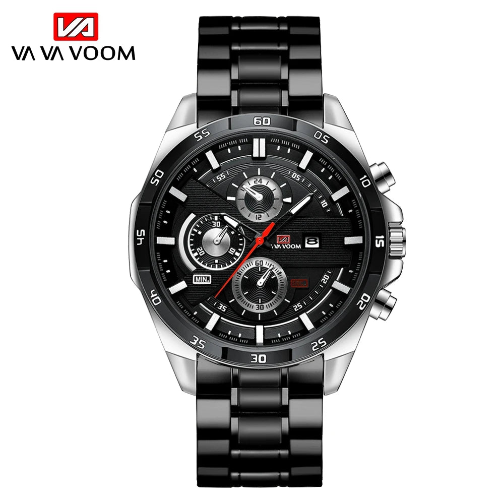 2023 New Dropshipping Racing Car Mens Watches Top Brand Luxury Sport Reloj Hombre Casual Big Dial Military Leather Black Watches