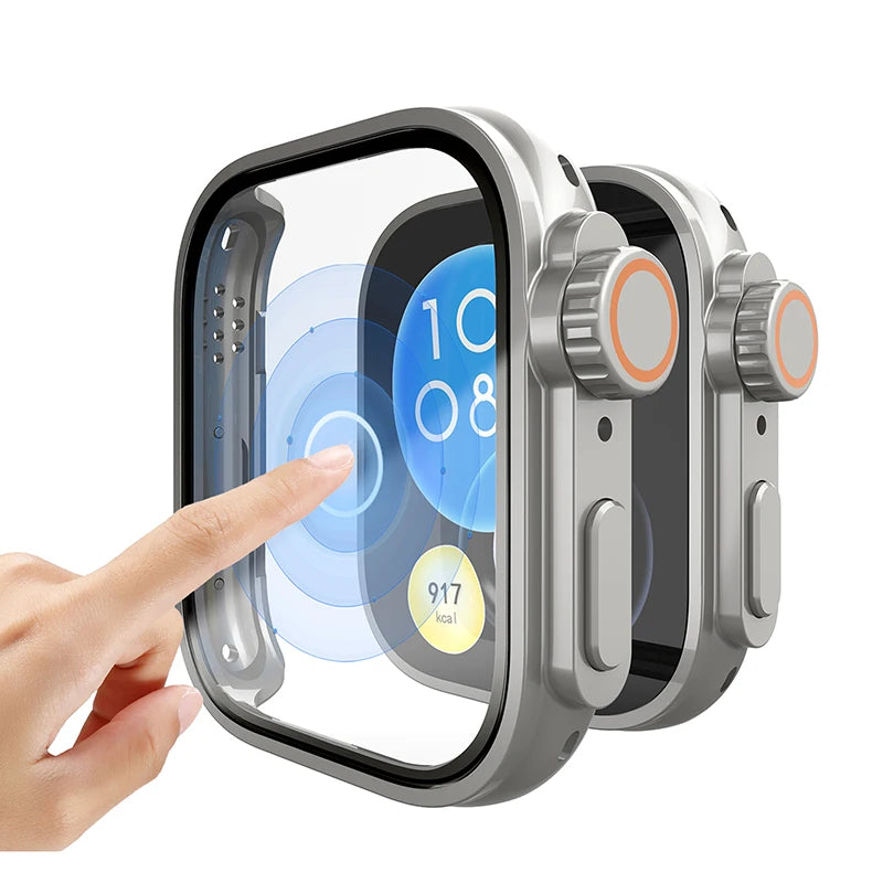Change To Ultra Case for Huawei Watch Fit 3 4 4Pro Tempered Glass Cases Screen Protector for Huawei Fit4 Fit3 Upgrade to Ultra 2