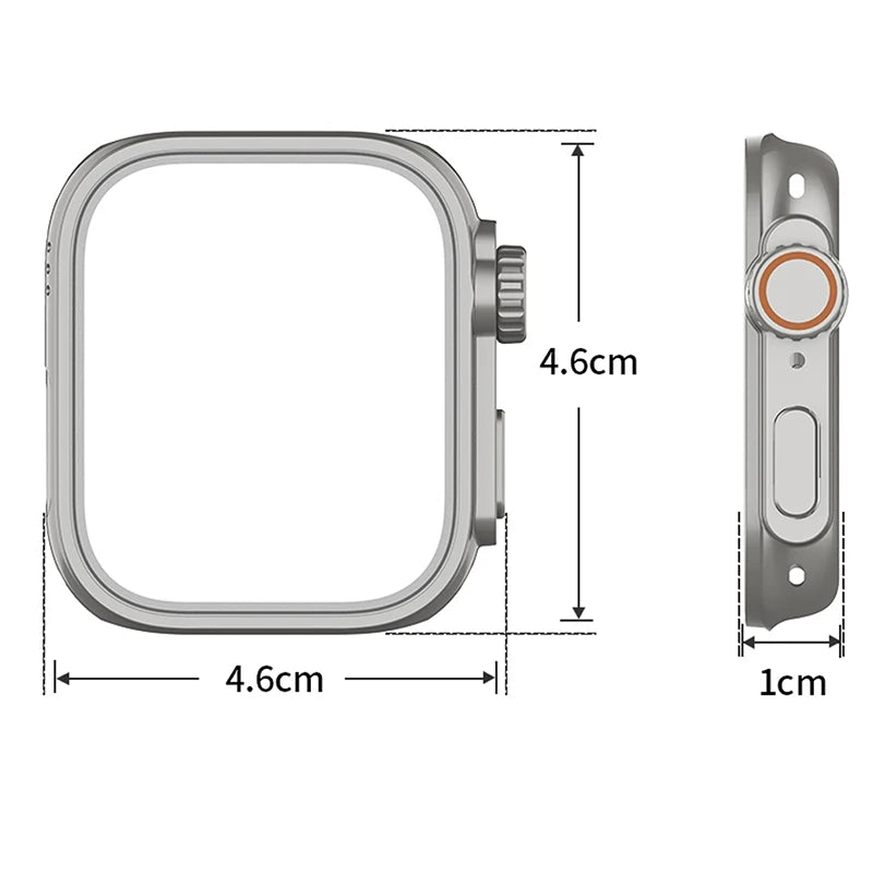 Change To Ultra Case for Huawei Watch Fit 3 4 4Pro Tempered Glass Cases Screen Protector for Huawei Fit4 Fit3 Upgrade to Ultra 2