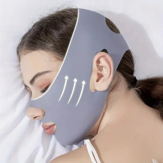Facial slimming belt, V-shaped, double chin reducer, facial lifting belt, anti-wrinkle, facial massage, female skin care tools