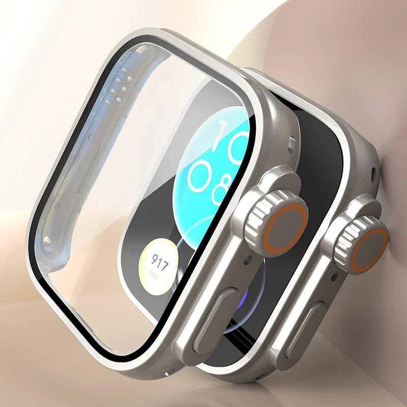 Change To Ultra Case for Huawei Watch Fit 3 4 4Pro Tempered Glass Cases Screen Protector for Huawei Fit4 Fit3 Upgrade to Ultra 2