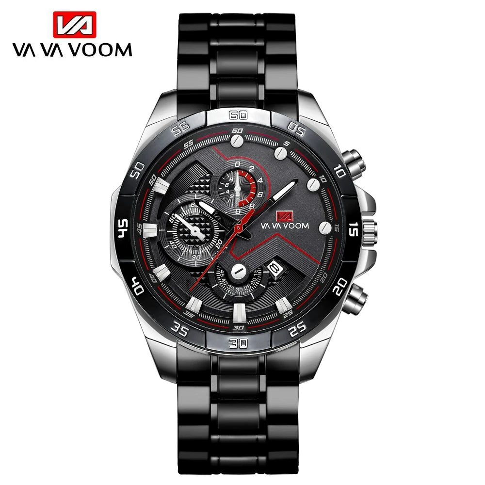 2023 New Dropshipping Racing Car Mens Watches Top Brand Luxury Sport Reloj Hombre Casual Big Dial Military Leather Black Watches