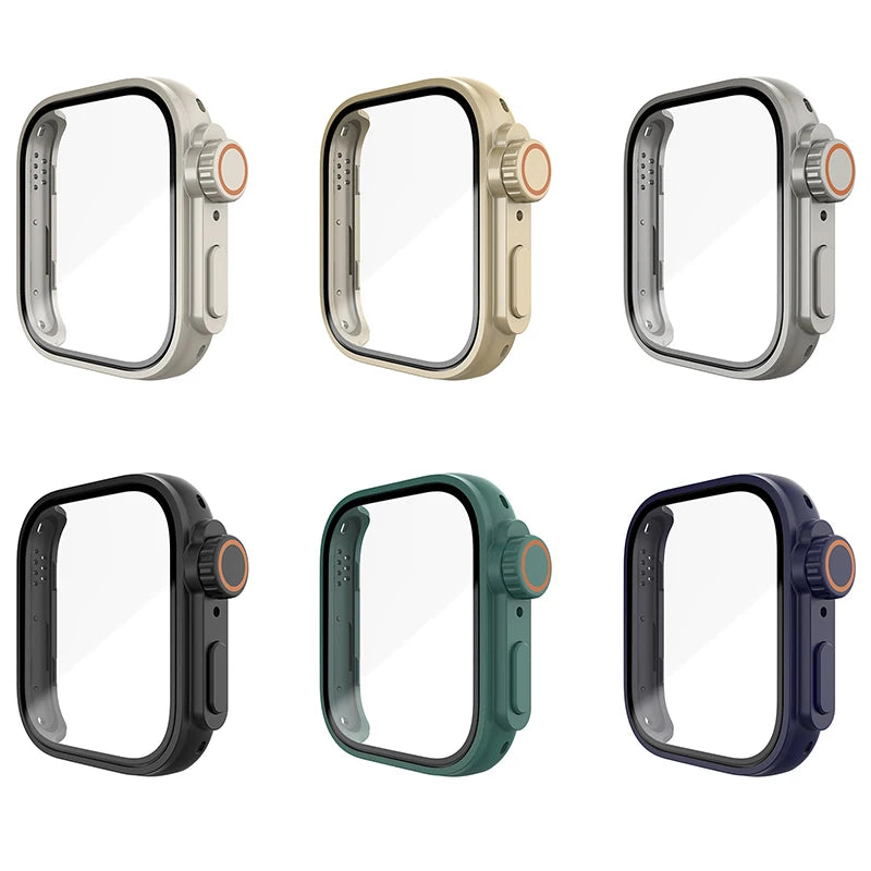 Change To Ultra Case for Huawei Watch Fit 3 4 4Pro Tempered Glass Cases Screen Protector for Huawei Fit4 Fit3 Upgrade to Ultra 2