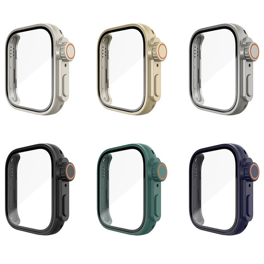 Change To Ultra Case for Huawei Watch Fit 3 4 4Pro Tempered Glass Cases Screen Protector for Huawei Fit4 Fit3 Upgrade to Ultra 2
